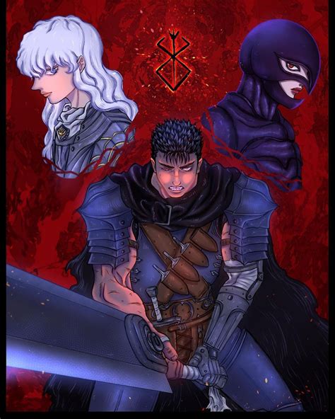 II on Instagram: “Finally finished my Berserk fan art! I’m actually proud of this one and I hope ...