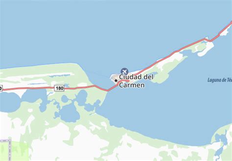 MICHELIN Ciudad del Carmen map - ViaMichelin