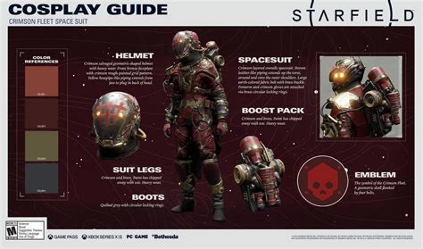 Bethesda Releases Starfield Crimson Fleet Cosplay Guide