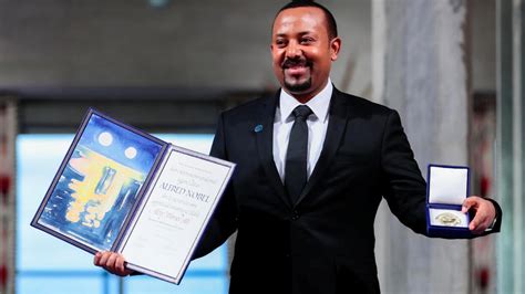 Accepting Nobel Peace Prize, Ethiopia’s Abiy Ahmed calls for unity