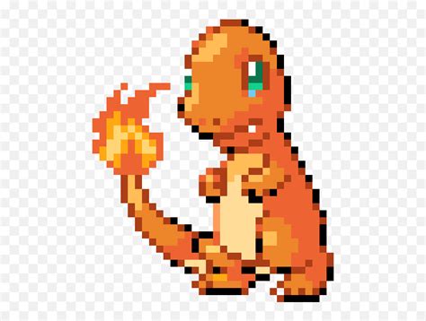 Charmander Pixel Art Png - Charmander Pixel Art Grid,Pixel Art Png - free transparent png images ...