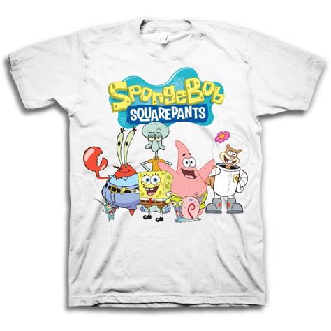 SpongeBob Squarepants - SpongeBob Squarepants Classic Group T-Shirt ...