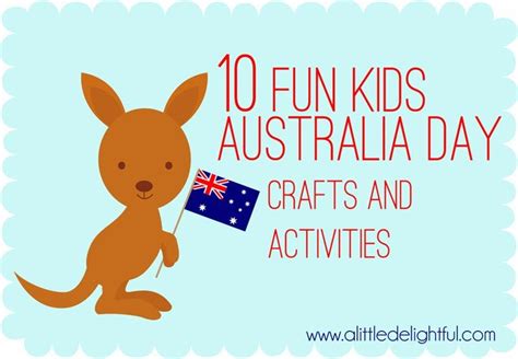 10 Australia Day crafts and activities! - a little delightful | Australia day, Australia crafts ...