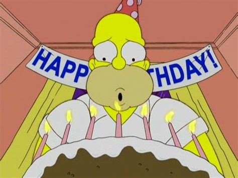 Homer Simpson-Birthday-Ecards | Homero, Memes de aniversário, Os simpsons