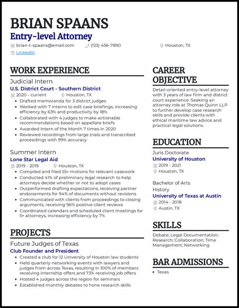 13 Attorney Resume Examples That Got the Job in 2025