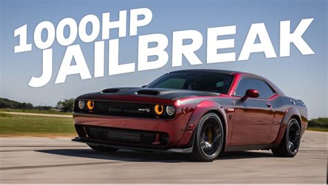 1,000 Horsepower JAILBREAK Hellcat Challenger RIPS on Track