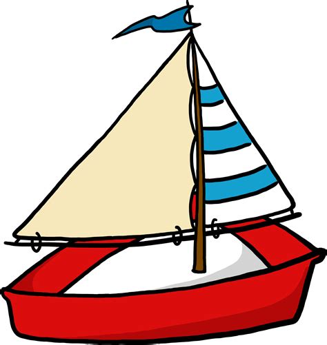 Toy Sailboat Clipart - Boat Clipart Transparent Background - Png ...