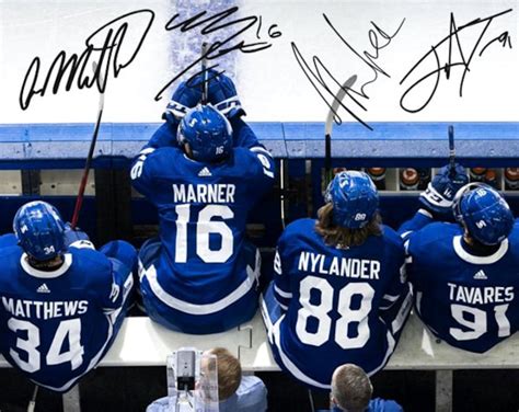 Mitch Marner Auston Matthews William Nylander John Tavares Toronto ...