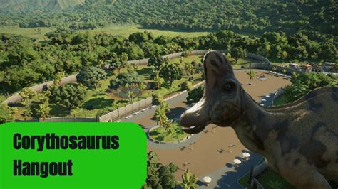 Corythosaurus hangout habitat. Jurassic World Evolution 2. - YouTube