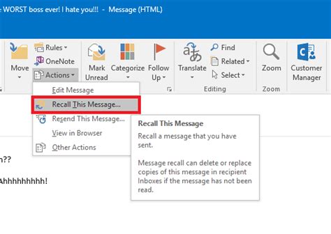 How to recall a sent email message in Outlook | Windows Central