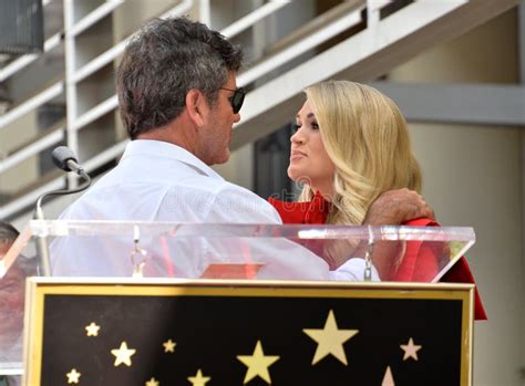 Carrie Underwood & Simon Cowell Editorial Photography - Image of ...