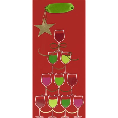 Bottle Bag Tree-O-Cheer (EACH) | Gift Bags & Greeting Cards | BevMo