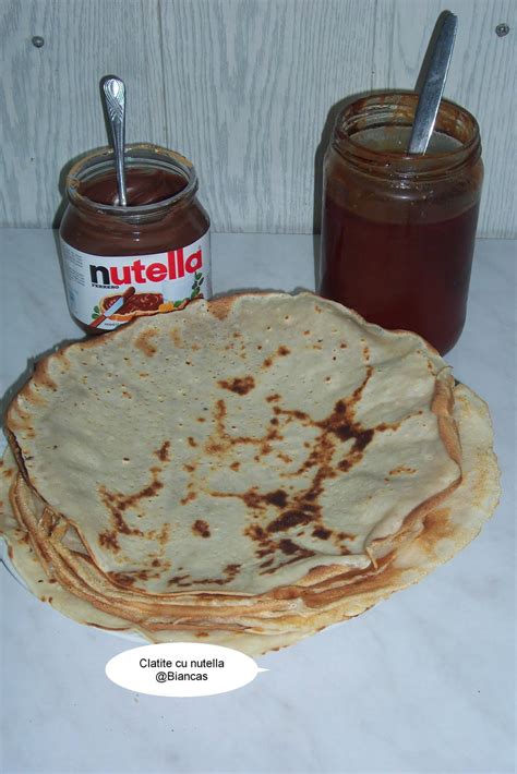 Clatite cu nutella ~ Bucataria din casa mea.