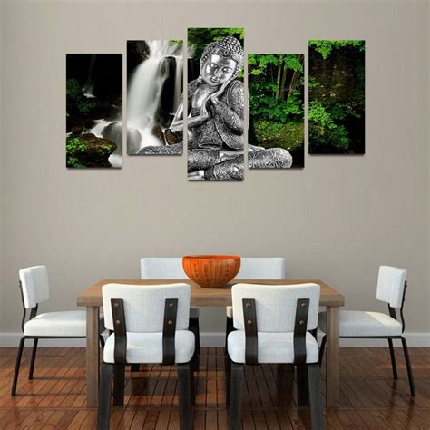 15 Inspirations Silver Buddha Wall Art