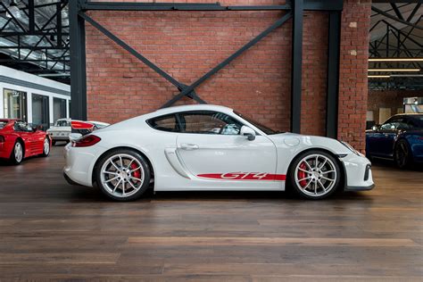 Porsche Cayman GT4 White Red (2) - Richmonds - Classic and Prestige Cars - Storage and Sales ...