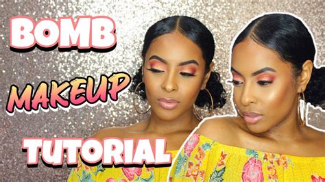 BOMB Makeup Tutorial (2020) | FreeDaRealest - YouTube