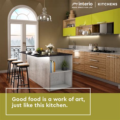 Modular Kitchens by Godrej Interio | L shaped kitchen interior, Modern ...