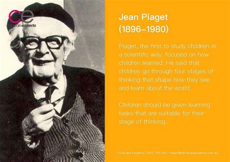 Jean Piaget | Early childhood education quotes, Early childhood ...