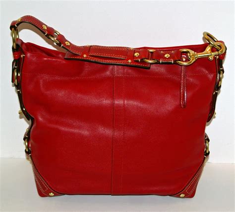 Coach Shiny Red Leather Purse | NAR Media Kit