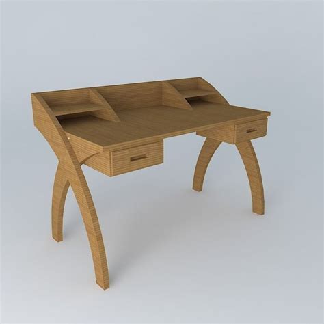 Old-fashioned desk free 3D model | CGTrader