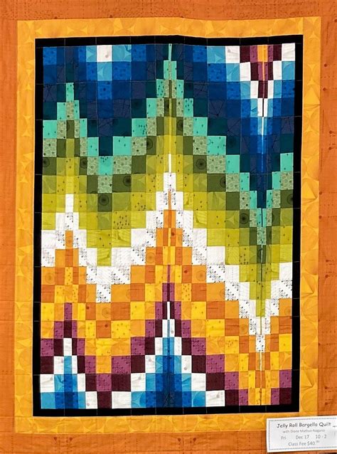 Jelly Roll Bargello Quilt