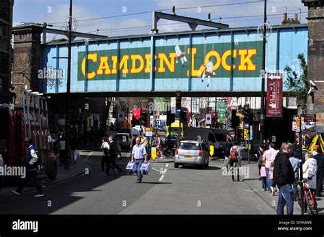 Camden Lock bridge, London, UK Stock Photo - Alamy