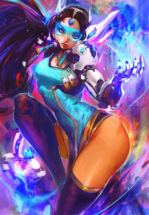 Symmetra Fanart, Andres Blanco | Overwatch, Anime, Fan art