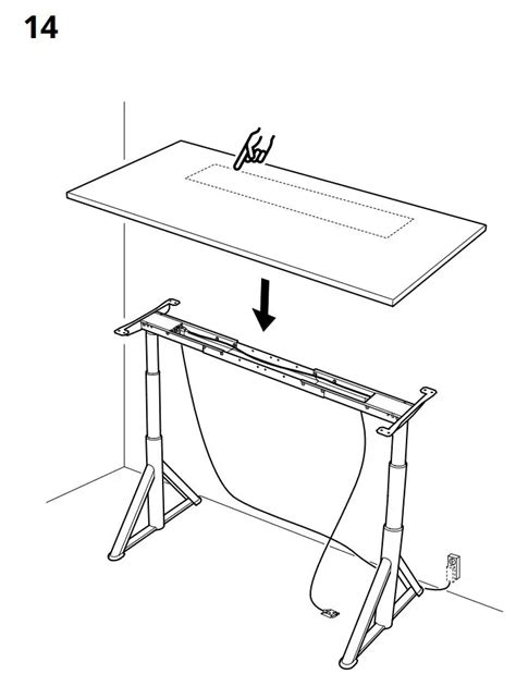 IKEA IDASEN Desk Instruction Manual
