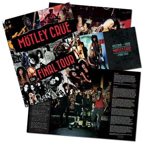 FINAL TOUR COMMEMORATIVE PROGRAM | Motley crue, Motley, Tour merch