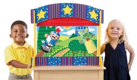 Students can put on a show with the Tabletop Puppet Theatre! Features a ...