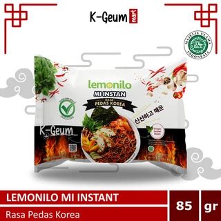 Korean Spicy Lemonilo Noodles Healthy Instant Noodles | Shopee Malaysia