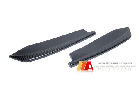 Carbon Fiber Rear Bumper Side Extensions Set fit for 2007-2013 BMW E92 ...