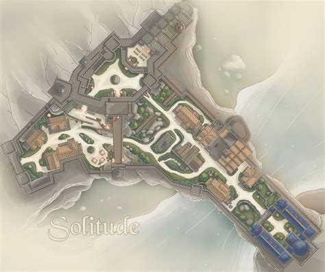 Skyrim - Solitude Map by Mirhayasu on DeviantArt