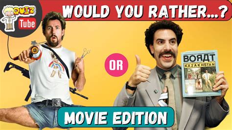 Would you rather? - MOVIE EDITION | 20 Difficult Choices! - YouTube