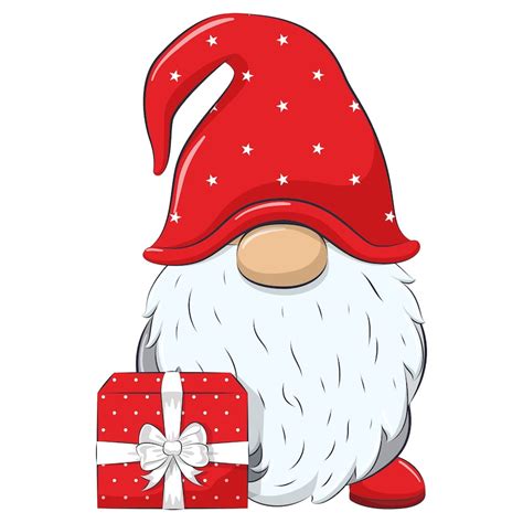 Christmas Gnome Clipart EPS PNG JPEG Nordic Gnome New Year | Etsy