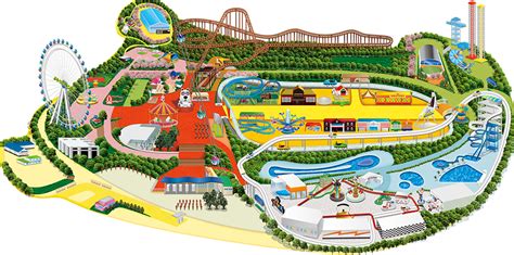 Attractions Area Map | Yomiuriland