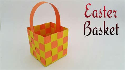 Easter Basket (woven) - DIY Tutorial by Paper Folds ️ - YouTube