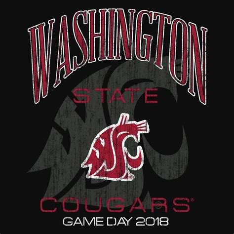 Washington State Cougars Game Day Football Design | College Hill