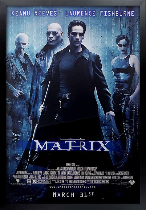 Matrix Movie Poster Framed and Ready to Hang. | Etsy