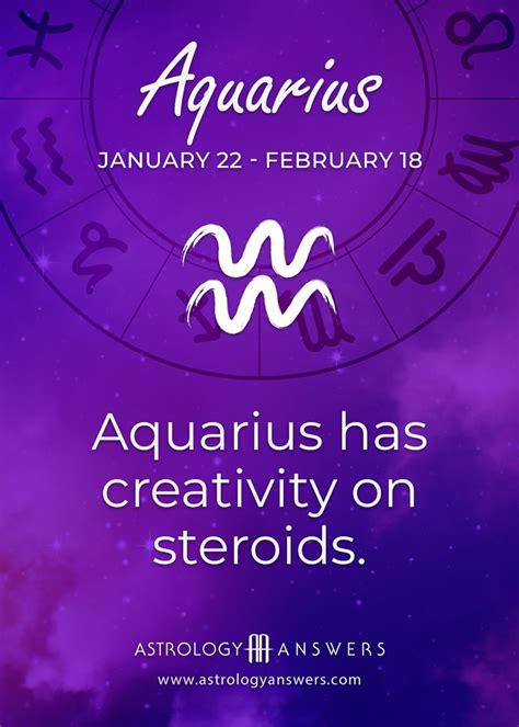 Aquarius Daily Horoscope | AstrologyAnswers.com | Aquarius quotes, Aquarius horoscope, Zodiac facts