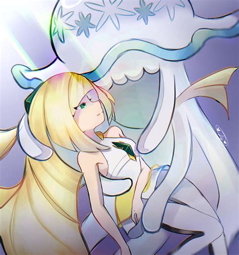 Lusamine being held by Nihilego | Pokémon Sun and Moon | Know Your Meme