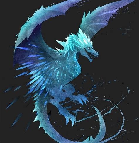 Winter Wyvern by sandara | Mythical creatures art, Dragon artwork, Dragon art