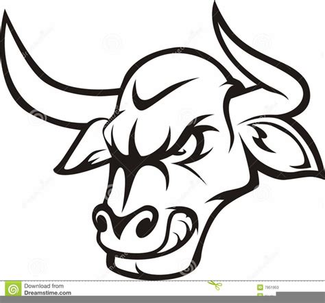 Black And White Bull Clipart | Free Images at Clker.com - vector clip ...