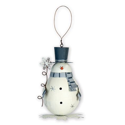 Snowflake Frosty Snowman Ornament - Happy Holidayware