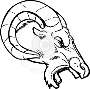 Ram Head Drawing at GetDrawings | Free download