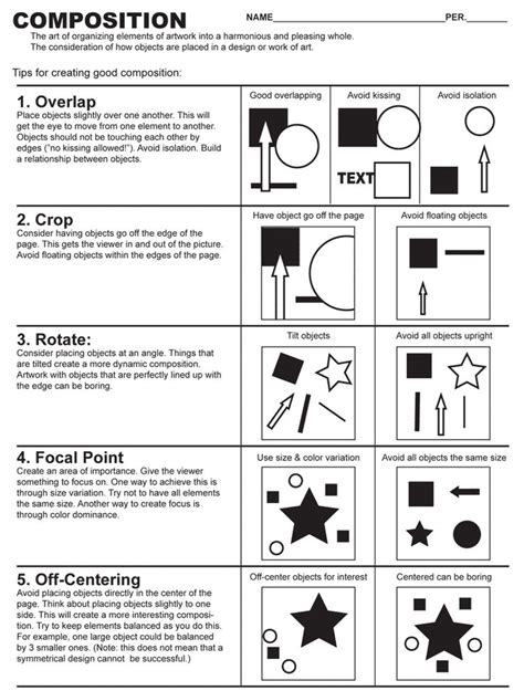 compositionTIPS.gif (GIF Image, 800 × 1056 pixels) - Scaled (91%) | Composition art, Art basics ...