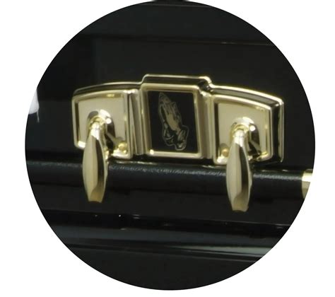 Titan Black and Gold Cross - Black Steel Religious Casket – Titan Casket | Costco Next