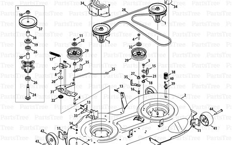 Cub Cadet Lt42 Drive Belt Diagram