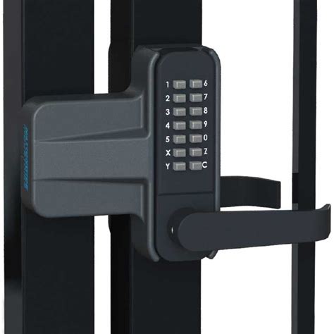 Nationwide Industries Keyless Gate Lock Kit for Vinyl and Metal Gates - Includes Lock and ...