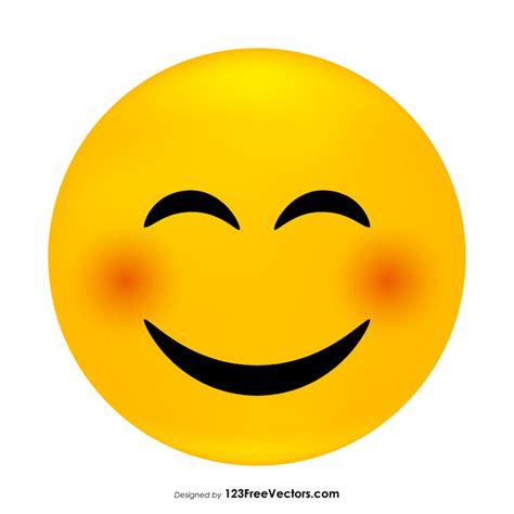 Smiling Face with Smiling Eyes Emoji | Smile face, Free emoji printables, Eyes emoji